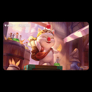 Magic: The Gathering - FINAL FANTASY: "Stiltzkin, Moogle Merchant" Playmat - Magic: The Gathering - FINAL FANTASY