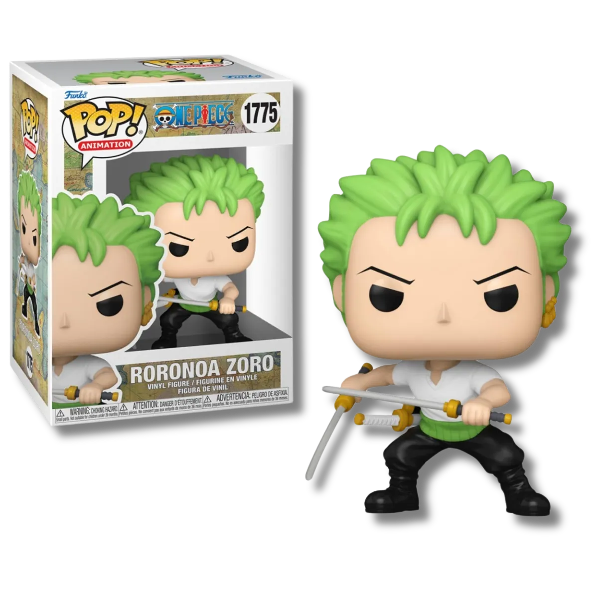 Funko POP! 1775 Zoro (2024) - One Piece | Figura de vinilo 10 cm