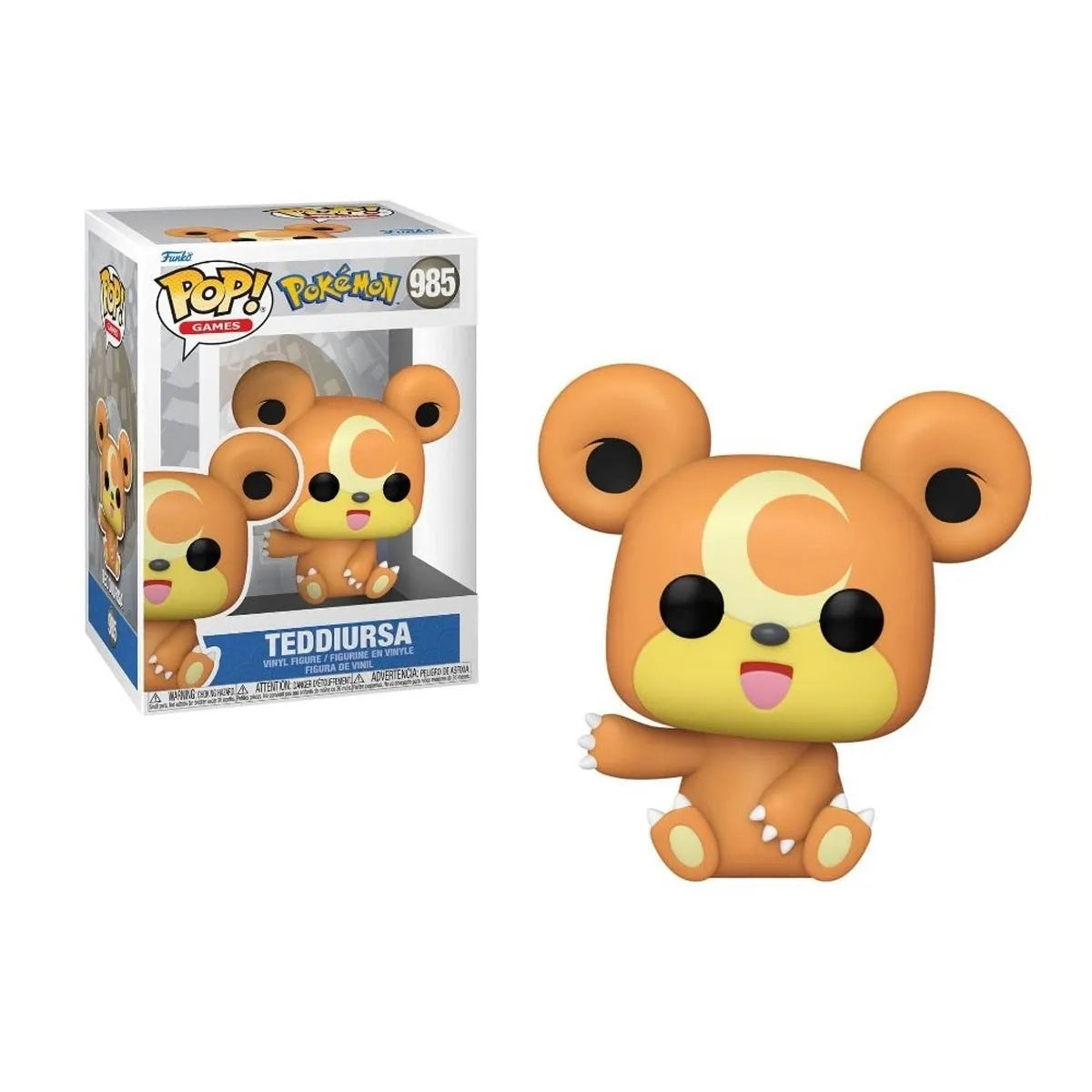 Funko POP! 985 Teddiursa - Pokémon | Figura de vinilo 10 cm