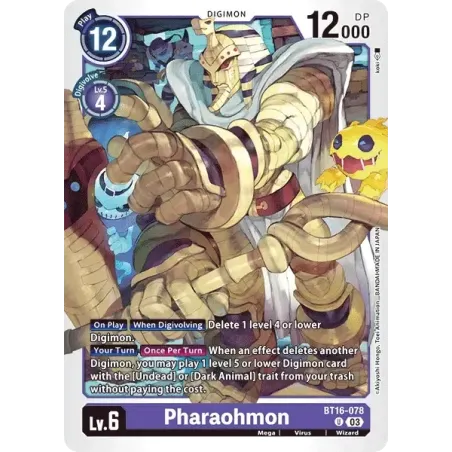 Pharaohmon (BT16-078) Uncommon [BT16]