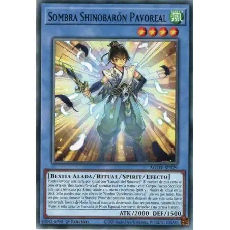 Sombra Shinobarón Pavoreal - AGOV-SP029 - Común