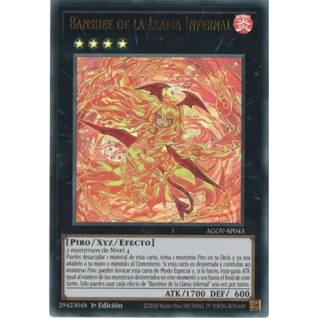 Banshee de la Llama Infernal - AGOV-SP043 - Ultra Rara