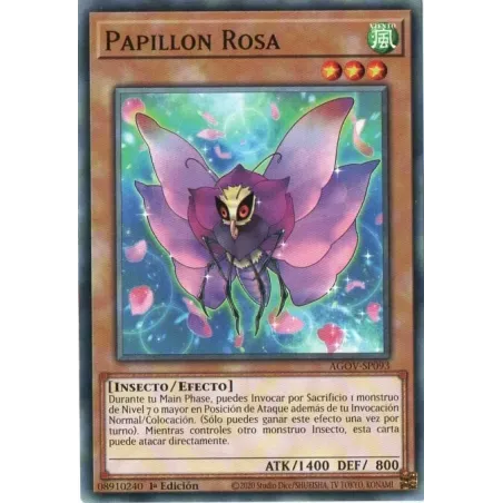 Papillon Rosa - AGOV-SP093 - Común