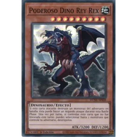 Poderoso Dino Rey Rex - DUNE-SP008 - Súper Rara