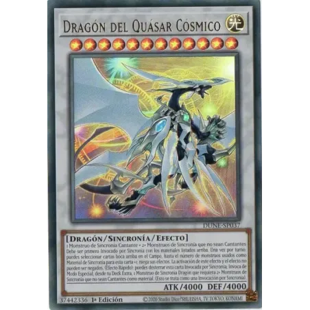 Dragón del Quásar Cósmico - DUNE-SP037 - Rara Secreta Cuarto de Siglo