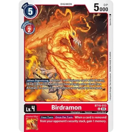 Birdramon (BT15-013) Uncommon [BT15]