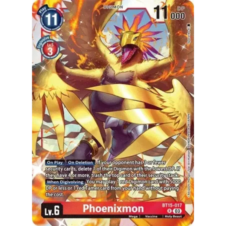 Phoenixmon (BT15-017) Rare [BT15]