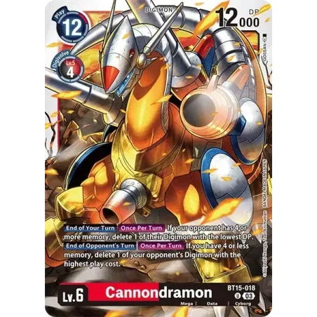 Cannondramon (BT15-018) Uncommon [BT15]
