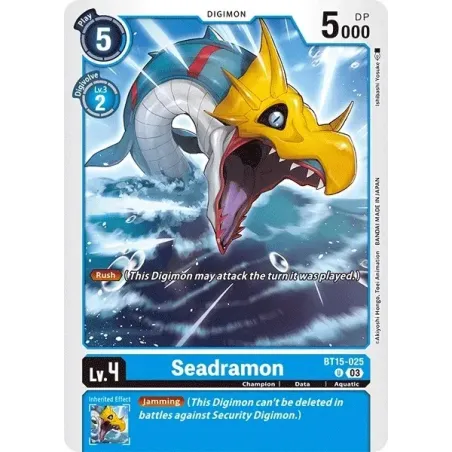 Seadramon (BT15-025) Uncommon [BT15]