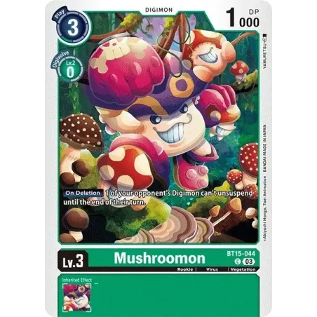 Mushroomon (BT15-044) Common [BT15]