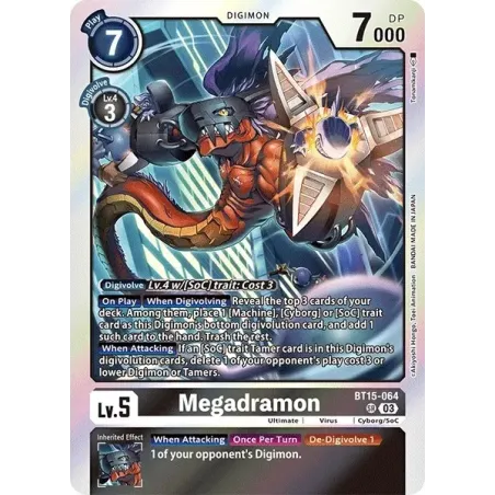 Megadramon (BT15-064) Super Rare [BT15]