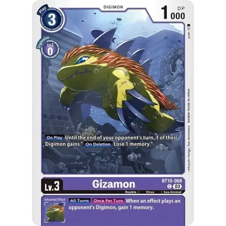 Gizamon (BT15-068) Common [BT15]