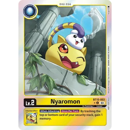 Nyaromon (BT15-003) Box Topper [BT15]