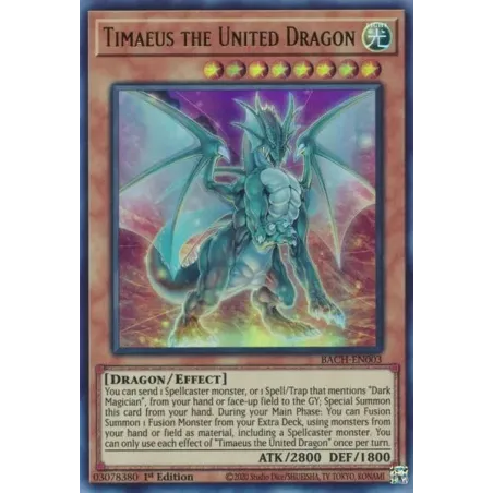 Timaeus el Dragón Unido - BACH-SP003 - Ultra Rara
