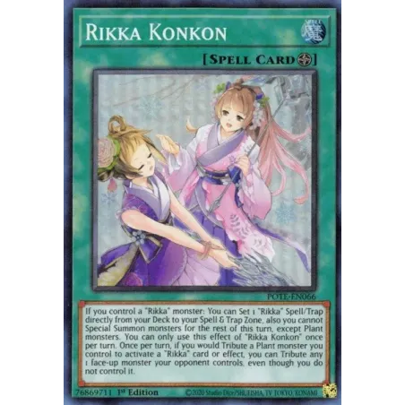 Konkon Rikka - POTE-SP066 - Súper Rara
