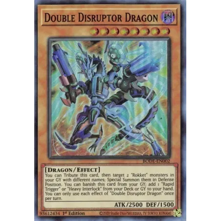 Dragón Disruptor Doble - BODE-SP002 - Súper Rara