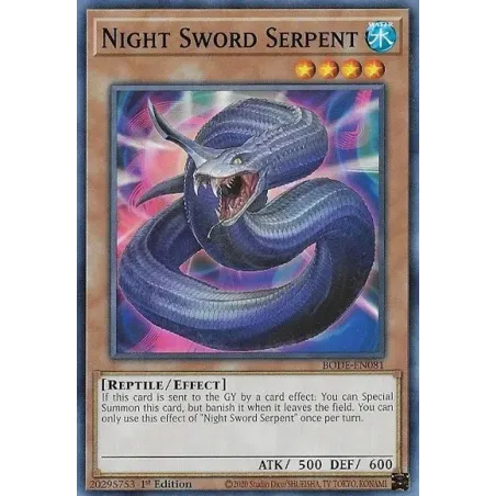 Serpiente Espada de Noche - BODE-SP081 - Común