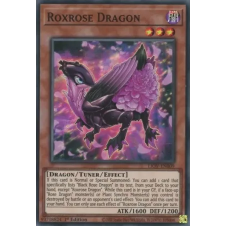 Dragón de la Rosa Rox - LIOV-SP009 - Super Rara