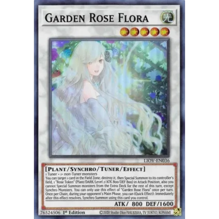 Flora de la Rosa del Jardín - LIOV-SP036 - Super Rara