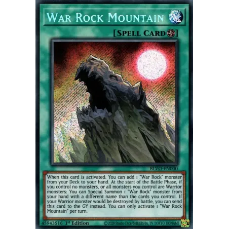 Montaña Roca de Guerra - BLVO-SP000 - Rara Secreta