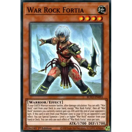 Roca de Guerra Fortia - BLVO-SP093 - Súper Rara