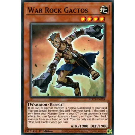 Roca de Guerra Gactos - BLVO-SP094 - Súper Rara