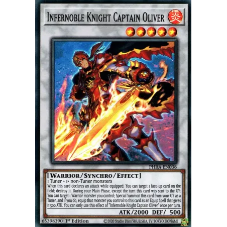 Capitán Oliver Infernoble Caballero - PHRA-SP038 - Super Rara