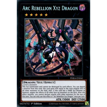 Dragón Xyz Rebelión Arc - PHRA-SP041 - Rara Secreta