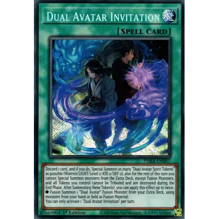 Invitación Avatar Doble - PHRA-SP057 - Rara Secreta