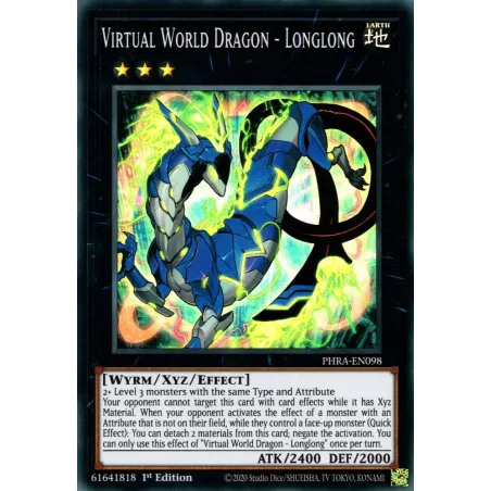 Dragón del Mundo Virtual - Longlong - PHRA-SP098 - Super Rara