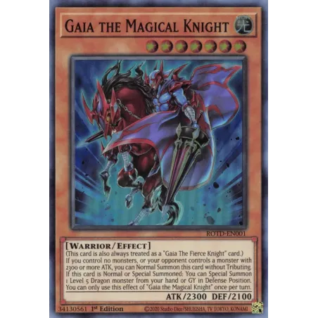 Gaia el Caballero Mágico - ROTD-SP001 - Super Rara