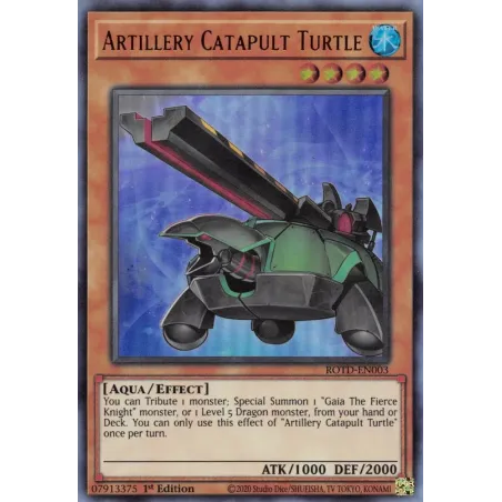 Tortuga Catapulta de Artillería - ROTD-SP003 - Ultra Rara