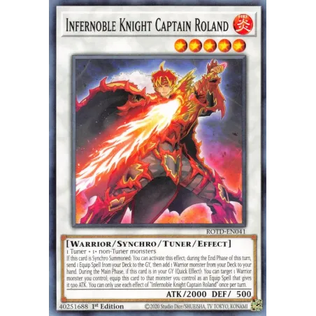 Capitán Roland Infernoble Caballero - ROTD-SP041 - Rara