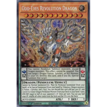 Dragón Revolución de Ojos Anómalos - ROTD-SP083 - Rara Secreta