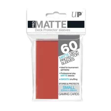 60 Fundas Ultra Pro Pro-Matte (Rojo)