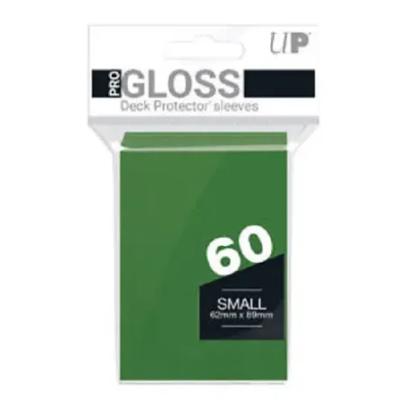 60 Fundas Small Ultra Pro Gloss Deck Protector (Verde)
