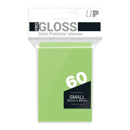 60 Fundas Small Ultra Pro Gloss Deck Protector (Verde Lima)