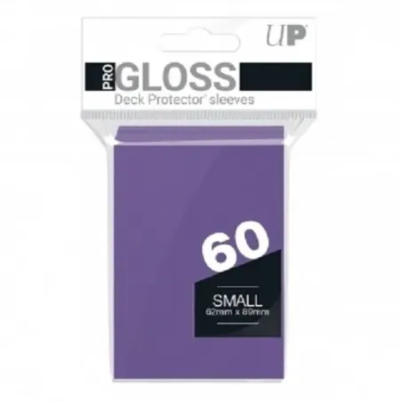 60 Fundas Small Ultra Pro Gloss Deck Protector (Morado)