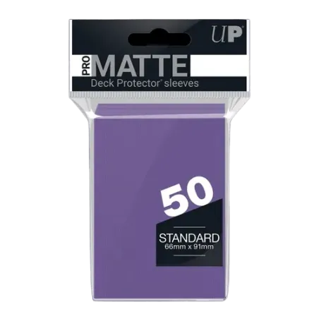 50 Fundas Standar Ultra Pro Matte Deck Protector (Morado)