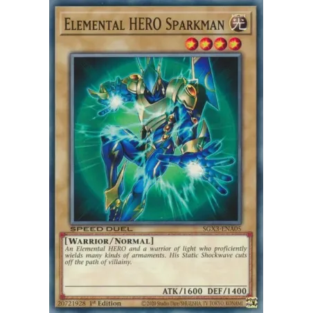 HÉROE Elemental Sparkman - SGX3-SPA05 - Común