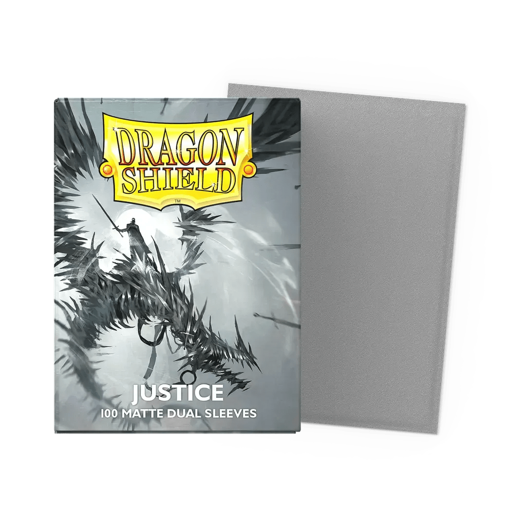 100 Dragon Shield Sleeves - Dual Matte Justice - El Duelista