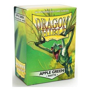 100 Dragon Shield Sleeves - Matte Apple Green - El Duelista