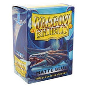 100 Dragon Shield Sleeves - Matte Blue - El Duelista
