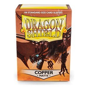 100 Dragon Shield Sleeves - Matte Copper - El Duelista