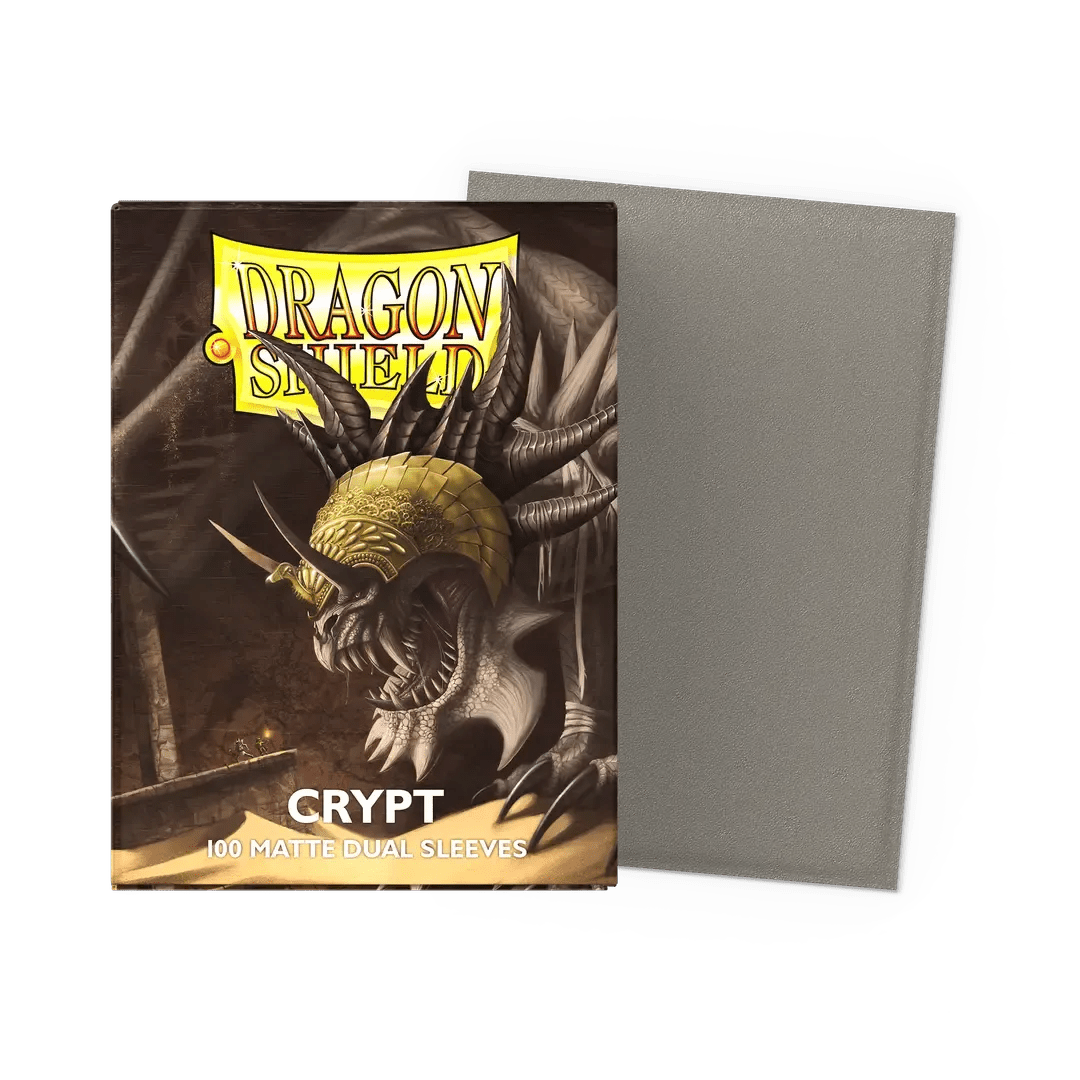 100 Dragon Shield Sleeves - Matte Dual Crypt - El Duelista