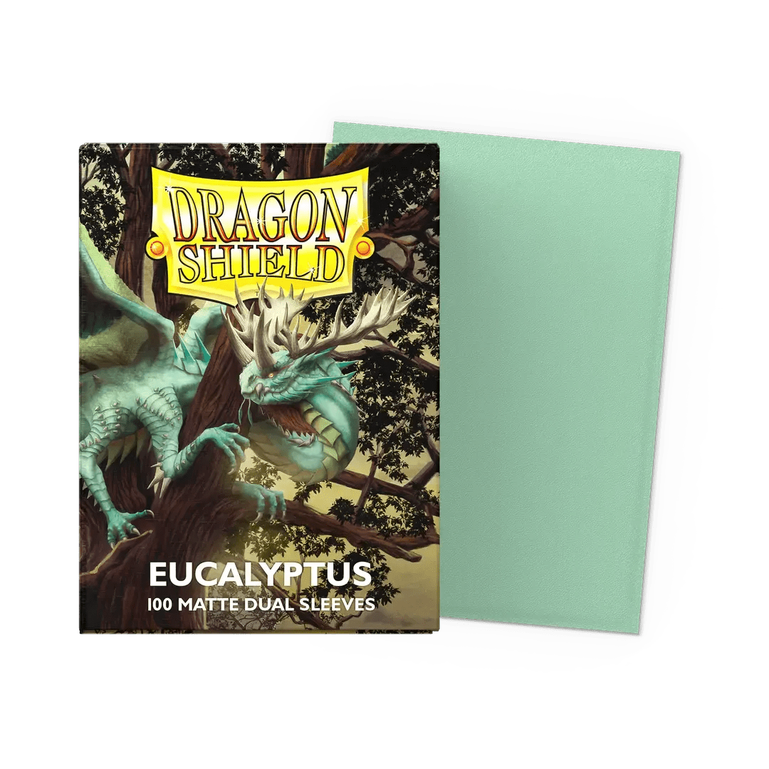 100 Dragon Shield Sleeves - Matte Dual Eucalyptus - El Duelista