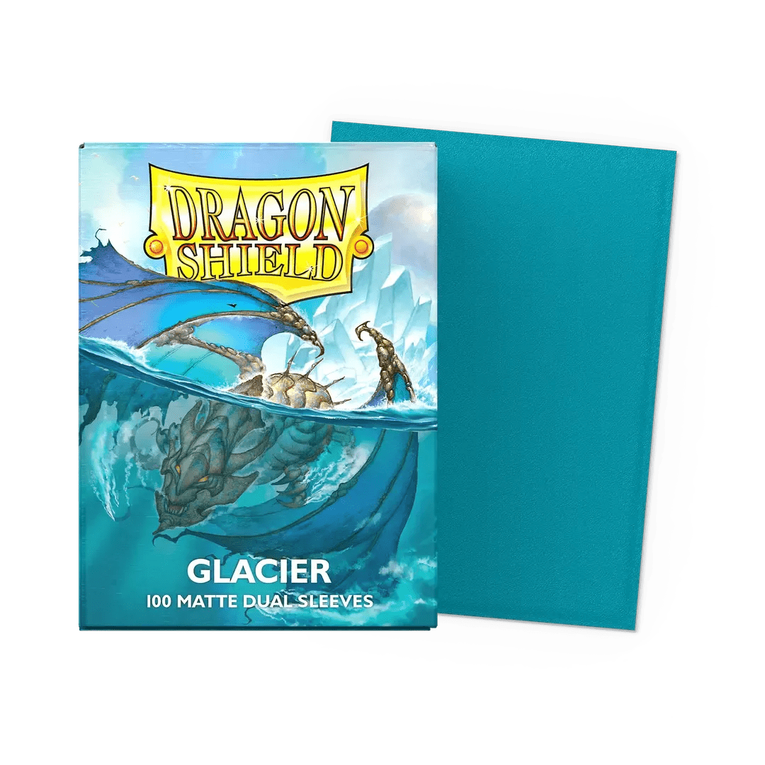 100 Dragon Shield Sleeves - Matte Dual Glacier - El Duelista
