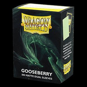 100 Dragon Shield Sleeves - Matte Dual Gooseberry - El Duelista