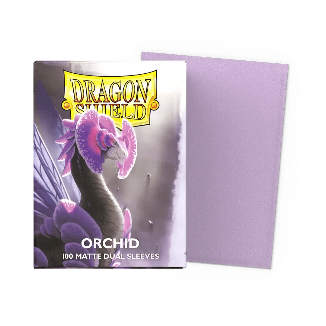 100 Dragon Shield Sleeves - Matte Dual Orchid - El Duelista