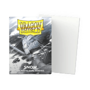 100 Dragon Shield Sleeves - Matte Dual Snow - El Duelista